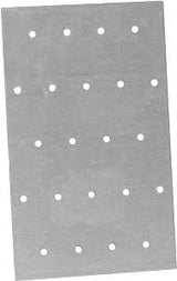 MiTek NP35 Truss Mending Plate, 5 in L, 3-1/8 in W, Steel, Galvanized, Nail Mounting, Pack of 100