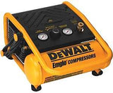 DEWALT D55140 Portable Electric Air Compressor, Tool Only, 1 gal Tank, 0.33 hp, 120 V, 135 psi Pressure, 1-Stage