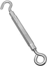 National Hardware 2172BC Series N221-903 Turnbuckle, 320 lb Working Load, 1/2-13 in Thread, Hook, Eye, 17 in L Take-Up