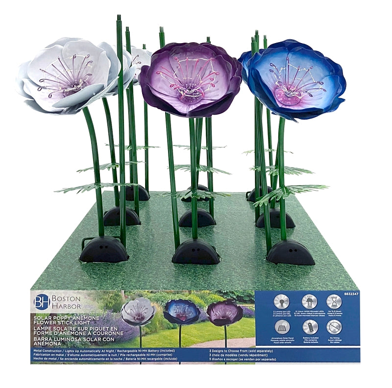 Boston Harbor 26145 Light, Ni-Mh Battery, 1-Lamp, LED Lamp, Metal Plastic Fixture, Battery Included: Yes, Pack of 9