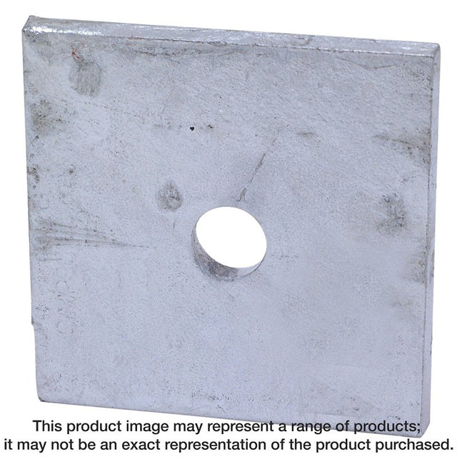 Simpson Strong-Tie BP 1/2-3 Bearing Plate, 3 in L, 3 in W, 3 ga Gauge, Steel, Pack of 50