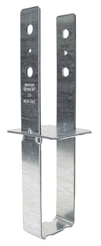 Simpson Strong-Tie CB CB46 Column Base, 4 x 6 in Post, 7 ga Gauge, Steel, Galvanized, Pack of 9