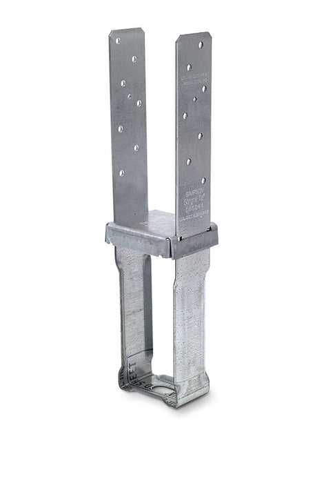 Simpson Strong-Tie CBSQ Series CBSQ44-SDS2 Column Base, 4 x 4 in Post, 12 ga, Steel, Galvanized (G90), Pack of 12