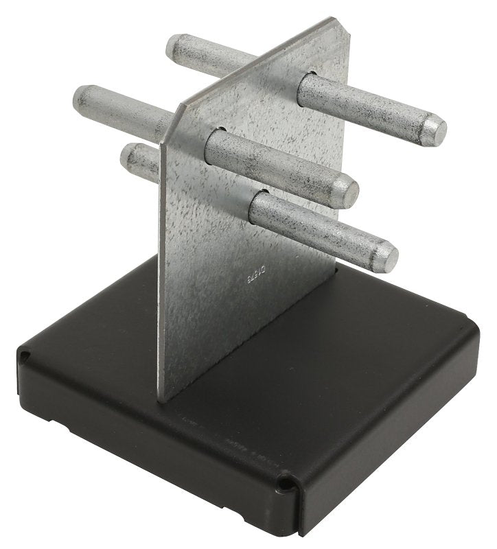 Simpson Strong-Tie CPTZ CPT66Z Concealed Post Base, 6 x 6 in Post, 12 ga Gauge, Steel, ZMAX, Pack of 8