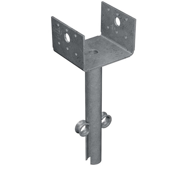 Simpson Strong-Tie EPB Series EPB44 Elevated Post Base, 4 x 4 in Post, 12 ga, Steel, Gray, Pack of 10