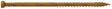 Simpson Strong-Tie FT07300R100 Screw, #7 Thread, 3 in L, Serrated Thread, Trim Head, 6-Lobe Drive, 100/PK