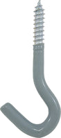 Crawford SS20 Plant Hook, 3-5/8 in L, Steel, Gray, Zinc, Self-Tap, Pack of 12