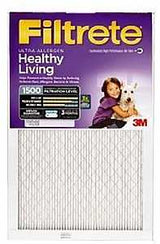 Filtrete NDP03-5IN-2 Air Filter, 25 in L, 20 in W, 12 MERV, 1550 MPR, 2/PK, Pack of 2