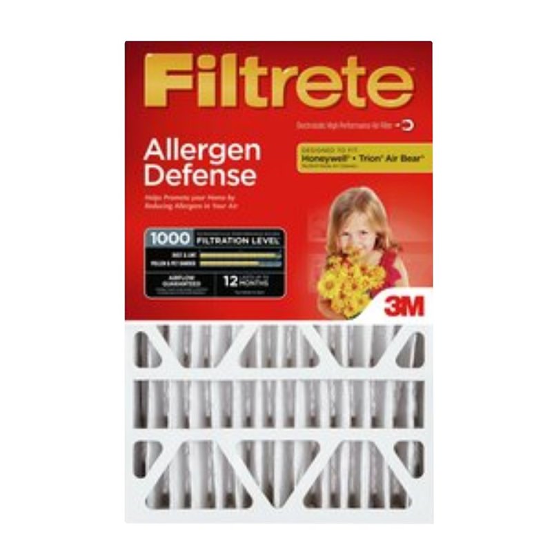 Filtrete NADP01-4IN-4 Air Filter, Non-Electrostatic, 4 in Thick, 25 in L, 16 in W, 11 MERV, 1000 MPR, 1/PK, Pack of 4