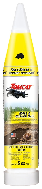 Tomcat 0372210 Mole and Gopher Bait, Garlic, Dark Gray