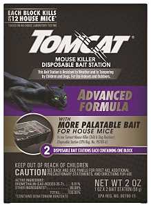 Tomcat 0373705 Bait Station and Bait Block, 12 Mice Bait, Purple/Violet