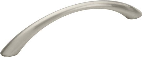 Amerock BP52994G10 Cabinet Pull, 4-9/16 in L Handle, 1-1/16 in Projection, Zinc, Satin Nickel