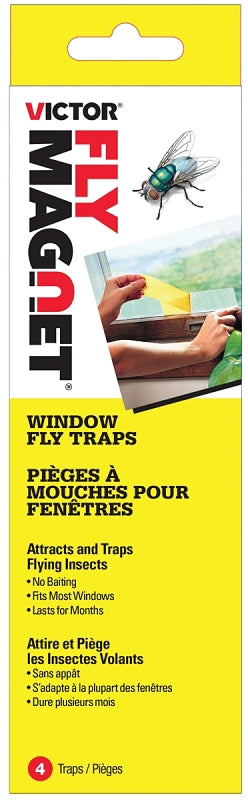 TERRO Fly Magnet T520 Window Fly Trap, Odorless