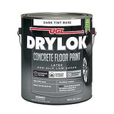 Drylok 43813 Concrete Floor Paint, Latex, Flat, Dark Tint, 1 gal, 300 to 400 sq-ft/gal Coverage Area, Pack of 2