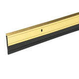 Frost King A62/36GAH Door Sweep, 36 in L, 2 in W, Aluminum Flange, Vinyl Insert, Bright Gold Insert Color