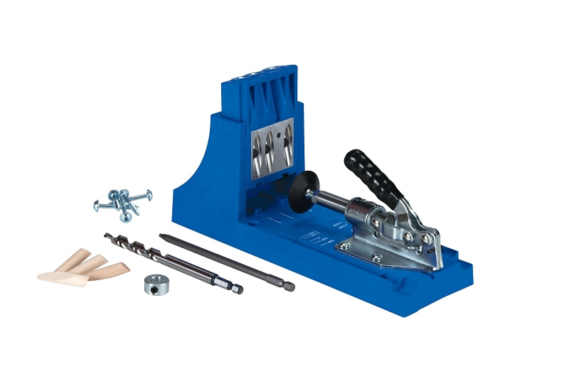 Kreg K4 Series Pocket Hole Jig, Includes: (1) 6 in Square Driver, (1) Starter Kreg Screw Set, (1) Pocket-Hole Plug Set