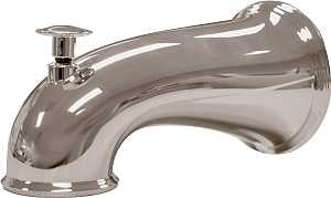 Danco 10316 Tub Spout, 6 in L, Metal, Brushed Nickel