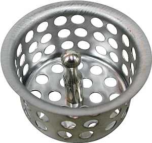 ProSource PMB-145 Sink Strainer with Post, 1-1/2 in Dia, For: For Bath Tub or Wash Basin