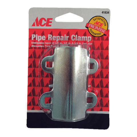 Ace 3/8 in., 1/2 in., & 3/4 in. Steel Pipe Repair Clamp