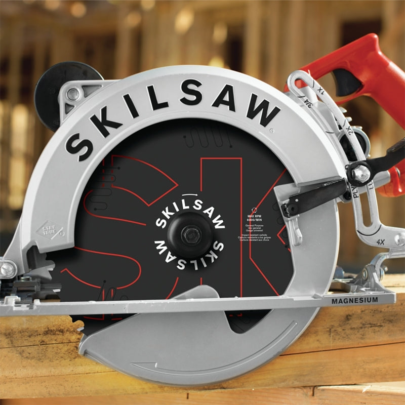 Skilsaw SPT70WM-01 Circular Saw, 15 A, 10-1/4 in Dia Blade, 0.812 in Arbor, 51 deg Bevel