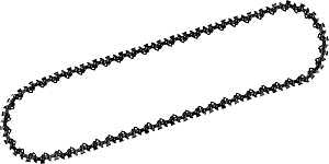 Skilsaw SPT1500 Full House Chain, 16 in L Bar, 0.043 in, 3/8 in TPI/Pitch