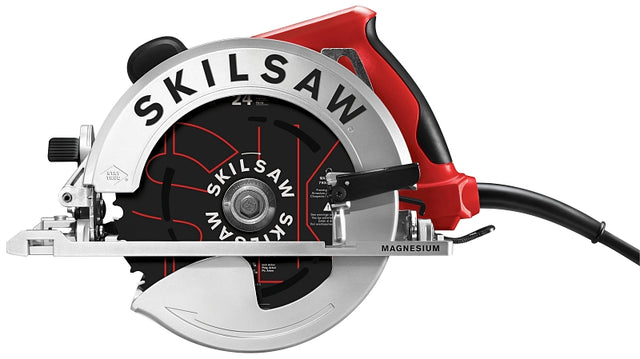 Skilsaw SPT67M8-01 Circular Saw, 15 A, 7-1/4 in Dia Blade, 5/8 in Arbor, 2-7/16 in D Cutting, 56 deg Bevel