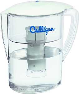 Culligan PIT-1 Water Filter Pitcher, 2 qt Capacity, 50 gal Cartridge, Plastic, Clear