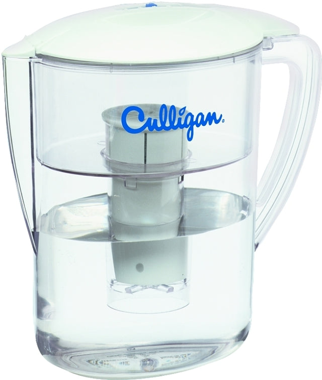 Culligan PIT-1 Water Filter Pitcher, 2 qt Capacity, 50 gal Cartridge, Plastic, Clear