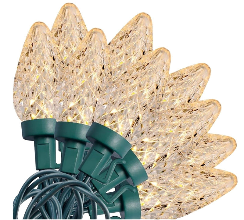J Hofert 0958-32 LED String Light, C9, Warm White, 7.7 in Spacing
