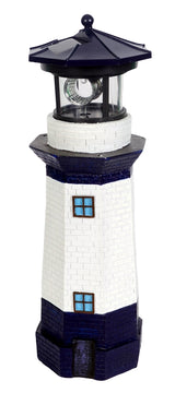 Boston Harbor 26150 Lighthouse, Ni-Mh Battery, 1-Lamp, LED Lamp, Polyresin Plastic Fixture, Battery Included: Yes, Pack of 9