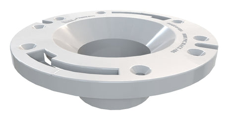 Oatey 43509 Closet Flange, 3 in Connection, PVC, White