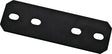 National Hardware N351-453 Mending Plate, 9-1/2 in L, 3 in W, Low Carbon Steel, Powder-Coated, Carriage Bolt Mounting