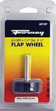 Forney 60187 Flap Wheel, 1-1/2 in Dia, 1/2 in Thick, 1/4 in Arbor, 60 Grit, Aluminum Oxide Abrasive