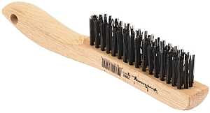 Forney 70505 Scratch Brush, 0.014 in L Trim, Carbon Steel Bristle