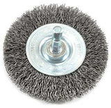 Forney 72733 Wire Wheel Brush, 2-1/2 in Dia, 0.012 in Dia Bristle
