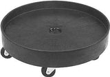 Rubbermaid FG265000BLA Drum Dolly, 500 lb, HDPE, Black