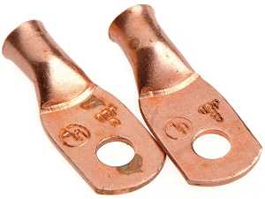 Forney 60090 Cable Lug, For: #8 Cable, #10 Stud, #8 Wire, Copper, 2/CD