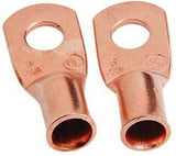 Forney 60091 Series Cable Lug, For: #6 Cable, 1/4 in Stud, #6 Wire, Copper