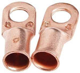 Forney 60096 Series Cable Lug, For: #1/0 Cable, 3/8 in Stud, #1/0 Wire, Copper