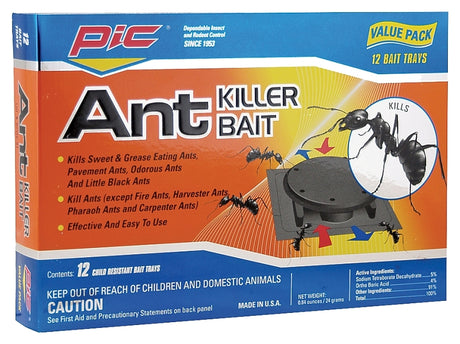 Pic PLAS-BON Ant Killer, Paste, Pleasant