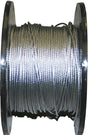 Ben-Mor 80033 Aircraft Cable, 3/32 in Dia, 500 ft L, 920 lb Working Load, Carbon Steel, Galvanized