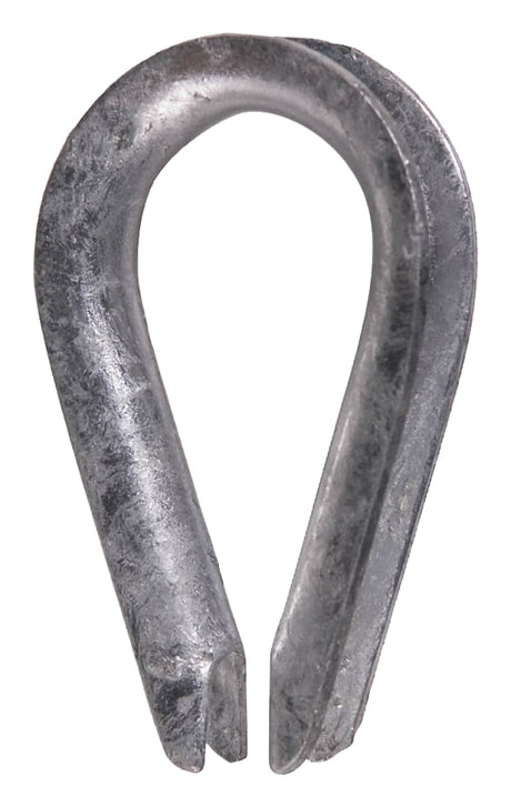 Ben-Mor 70224 Standard Thimble, 3/8 in Dia Cable, Galvanized, Pack of 12