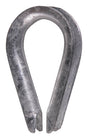 Ben-Mor 70224 Standard Thimble, 3/8 in Dia Cable, Galvanized, Pack of 12