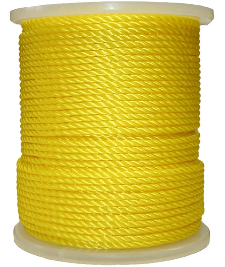 Ben-Mor 60213 Medium-Duty Rope, Twisted Rope Construction, 3/8 in Dia, 600 ft L, Polypropylene