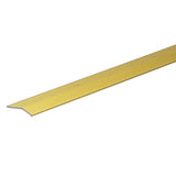 Frost King H591FB/3 Carpet Bar, 3 ft L, 1-3/8 in W, Fluted Surface, Aluminum, Gold, Satin