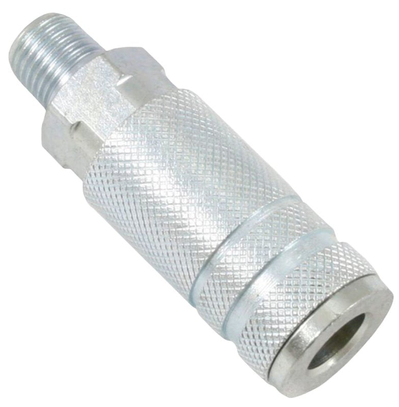 Forney 75525 Coupler, 1/4 in, MNPT, Steel