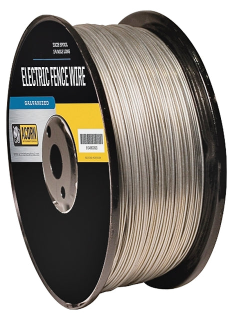 Acorn International EFW1412 Electric Fence Wire, 14 ga Wire, Metal Conductor, 1/2 mile L