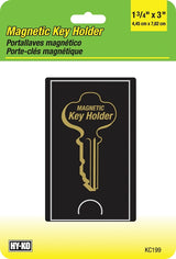 Hy-Ko KC199-CLIP Magnetic Key Holder, Plastic, Pack of 12