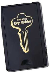 Hy-Ko KC199 Magnetic Key Holder, Plastic, Black, 3.75 in W, 5.5 in H, Pack of 5