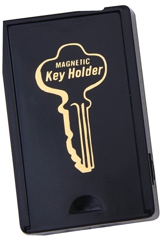 Hy-Ko KC199 Magnetic Key Holder, Plastic, Black, 3.75 in W, 5.5 in H, Pack of 5